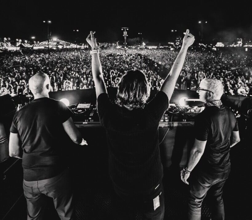 Above & Beyond on stage