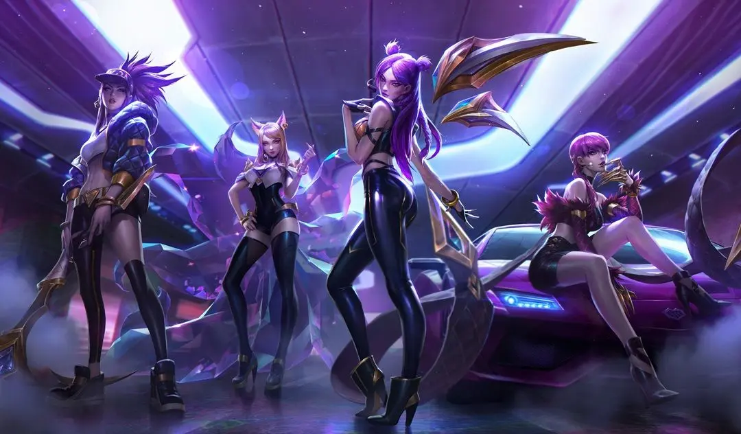 KDA virtual Kpop Group