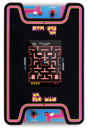 screen view of new Mis pac Man Table