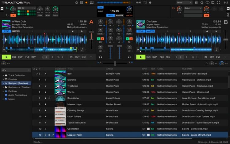 DDJ-FLX4 Gain Support for Traktor Play DJ Software