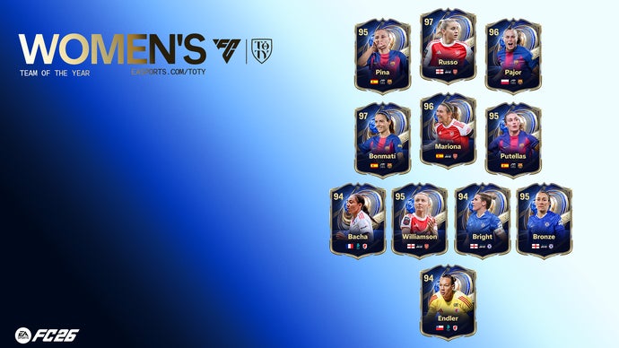 Full FC 26 Team of the Year promo brings free Hero upgrades and another unstoppable Claudia Pina
